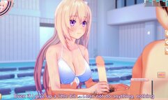 3D/Anime/Hentai: Hottest and most popular girl in school gets Fucked by the pool in her bikini !!!