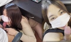 【Amateur video】I came just to suck off fuck buddy at work. Japanese / Amateur / Blowjob / In-mouth