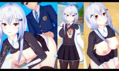 [Hentai Game Koikatsu! ]Have sex with Big tits Vtuber Hakase Fuyuki.3DCG Erotic Anime Video.