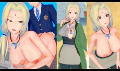 [Hentai Game Koikatsu! ]Have sex with Big tits Naruto Tsunade.3DCG Erotic Anime Video.