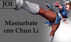 Correte 2 veces con Chun Li. JOI con Mamada y anal.