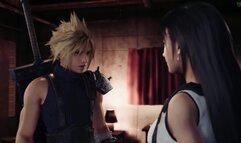 Final Fantasy VII Remake - Tifa Relentlessly Flirting with Cloud+Slutty Tifa and Cloud fucking hard