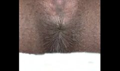 Intense ebony orgasm