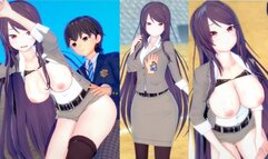 [Hentai Game Koikatsu! ]Have sex with Big tits Vtuber Gundo Mirei.3DCG Erotic Anime Video.