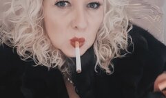 Smoker MILF sends you a smoke selfie video what to expect when you visit her today