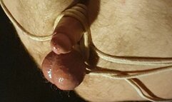 Edging handjob on a naked man tied with legs in the air 2-BBW domination,BBW bondage,male bondage,man in bondage,amateur,man tied up,strapped down,suspension,suspended,feet tickling,bound and gagged man,