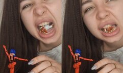 Eating little superheroes