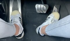 PEDAL PUMPING IN ADIDAS SUPERSTAR SNEAKERS - MOV HD