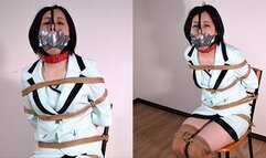 KR4 Pretty Japanese MILF Tamami Bound and Gagged First Time Part4 (MP4)