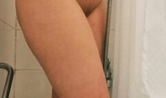 Shower masturbation and ass fingering with REAL orgasm