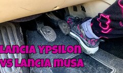 pedal pumping - Lancia Ypsilon vs Lancia Musa