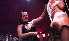 WHIPPING & SPANKING - Mistress Manita & Crystelle - MP4 File