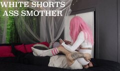 White Shorts Ass Smother - {SD}