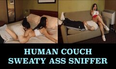 Goddess Jordyn - Human Couch Sweaty Ass Sniffer - {HD 1080p}