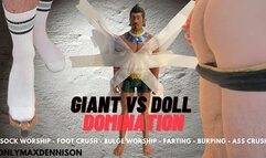 Transformation fantasy - giant vs doll domination