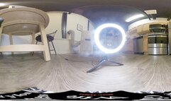 Watching from under the table 360vr