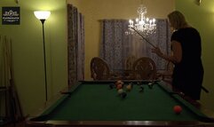 Real Mature Couple have intense sex on the pool table multiple positions and orgasm