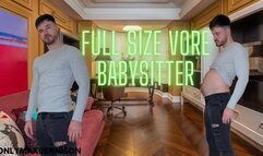 Full size vore babysitter