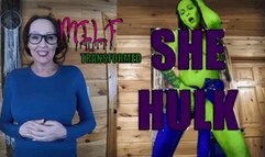 From MILF to She Hulk -Transformation- Giantess- SFX- Clothes Ripping -Growth Sci-Fi