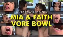 Mia and Faith Vore Bowl