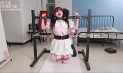 ?XY Bondage-73?A Maid with Twin Ponytails is Tickled on an Iron Rack