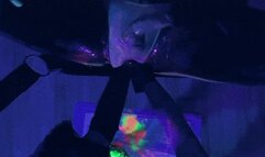 UV Double Anal #fisting and hand holding with Anura Laas and Mina the Sinner @mazmorbidfetish