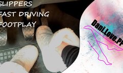 playfull flooring barefoot in slippers | pedal pumping