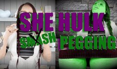 She Hulk Pegging- Superheroins- Cosplay- Pegging- Transformation- Giantess- SFX- VFX- Sci Fi- Clothes Ripping