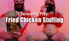 Devouring Prey: Fried Chicken Belly Stuffing WMV