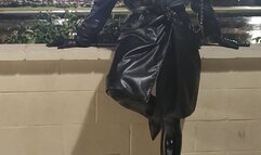 Tania in Latex Rubberdoll in public