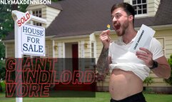 Macrophilia - giant landlord shrinks and eats you VORE