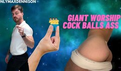 Macrophilia - giant worship ass ball cock