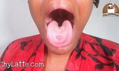Bad Breath HIGHER QUALITY Stinky Tongue Mouth Fetish Mouth Worship Big Mouth Hot Breath ASMR Black Woman Tongue Pierced Tongue Ring Tongue Stud No Talking 720 MP4