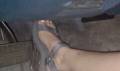 Outdoor Athletic Sandal Drive Part 2 with Left Side View