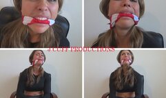 Anastasia: Duct taped and cleave gagged (The Joystick Struggle!)