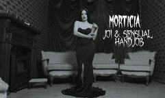 Morticia Addams JOI with sensual handjob