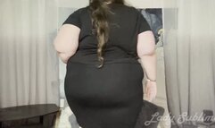 SSBBW Ass Worship in Thong and Tights