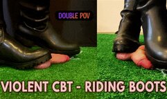 Riding Boots Hard Cock Trample, Stomp, Heels Crush, Bootjob with TamyStarly - (Double Version) CBT, Ballbusting, Heeljob, Femdom, Shoejob, Ball Stomping, Foot Fetish Domination, Footjob, Cock Board, Crush, Trampling