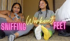 Sniffing Workout Feet