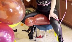 Mistress Sit2Pop Balloons