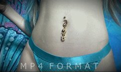 Belly Button Fingering | Seahorse Belly Ring (HD) MP4