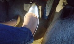 Hard driving ballet flats