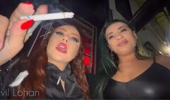 Goddess Lohan - Be the Ashtray of Two Hot Goddesses - HD