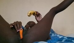 Ebony Carrot Fuck wmv