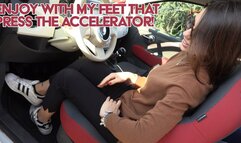 Enjoy with my feet that press the accelerator! (Revving) -FULL HD