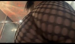 POV Slow Motion Twerk wearing Fishnets