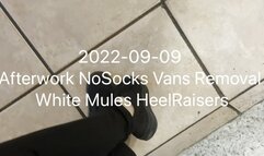 Afterwork VansRemoval - WhiteMules HeelRaisers