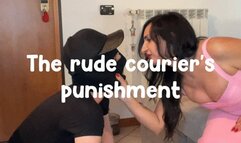 The rude courier's punishment - La punizione del corriere maleducato [HD]