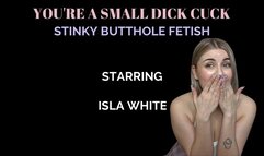 YOU'RE A SMALL DICK CUCK: STINKY BUTTHOLE FETISH