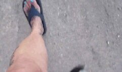 Latina MILF Giantess Lola walks and Stomps anything in her path in flip flops foot fetish Crush cam crushing tiny people and object Crush avi